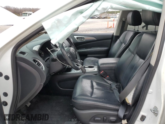 2017 Nissan Pathfinder SV z VIN 5N1DR2MN0HC606932, wystawiony jako Copart lot #44925615 z przebiegiem 127 566 mil mil oraz Szkody całkowita. Historia ofert i sprzedaży dostępna na DreamBid. Obrazek 7.