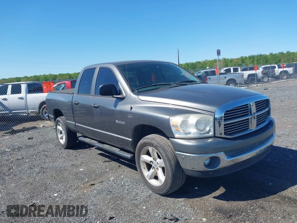 2008 Dodge 1500 SLT with VIN 1D7HU18238S500517, listed as a IAAI auction lot 42126774 with 173,373 mi miles. Bid and sale history available at carsss.com. Image 1.