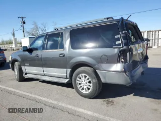 2007 Ford Expedition EL XLT with VIN 1FMFK15527LA06756, listed as a Copart auction lot 81134164 with 201,146 mi miles and Salvage Title. Bid and sale history available at carsss.com. Image 2.