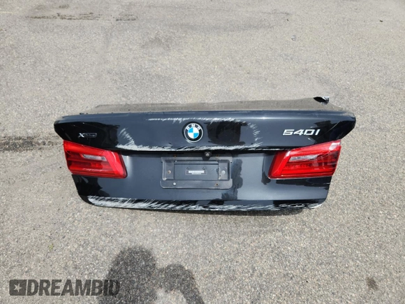 2019 BMW 5 Series 540i xDrive with VIN WBAJE7C53KWD55234, listed as a Copart auction lot 57797475 with 81,844 mi miles and Salvage title. Bid and sale history available at DreamBid. Image 12.