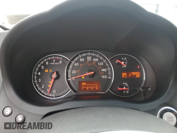 2010 Nissan Maxima SV with VIN 1N4AA5APXAC820912, listed as a Copart auction lot 60726965 with 119,093 mi miles and Salvage title. Bid and sale history available at DreamBid. Image 9.