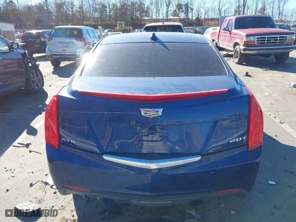 2015 Cadillac ATS Sedan Luxury RWD with VIN 1G6AB5RX3F0126019, listed as a IAAI auction lot 41669062 with 118,693 mi miles. Bid and sale history available at carsss.com. Image 16.