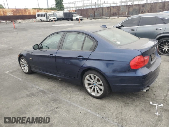 2011 BMW 3 Series 328i with VIN WBAPH5G50BNM82543, listed as a Copart auction lot 59016615 with 122,820 mi miles and Clean title. Bid and sale history available at DreamBid. Image 2.