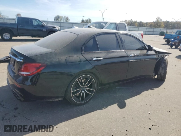 2020 Mercedes-Benz E 53 AMG with VIN W1KZF6BB5LA761344, listed as a Copart auction lot 78992134 with 42,415 mi miles and Salvage Title. Bid and sale history available at DreamBid. Image 3.