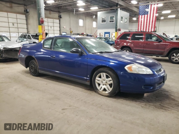 2006 Chevrolet Monte Carlo LT 3.9L with VIN 2G1WK161X69282469, listed as a Copart auction lot 48595425 with 158,310 mi miles and Clean Title. Bid and sale history available at carsss.com. Image 4.