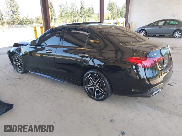 2024 Mercedes-Benz C 300 with VIN W1KAF4HB0RR160815, listed as a IAAI auction lot 42103860 with Not Provided miles and . Bid and sale history available at DreamBid. Image 3.