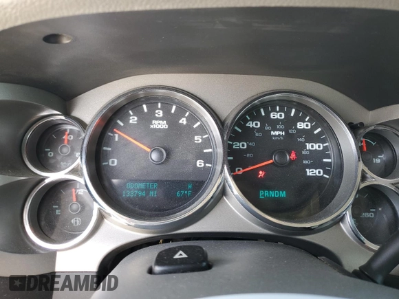 2012 GMC Sierra 1500 SLE with VIN 3GTP1VE0XCG160680, listed as a Copart auction lot 57332435 with 133,794 mi miles and Salvage title. Bid and sale history available at DreamBid. Image 9.