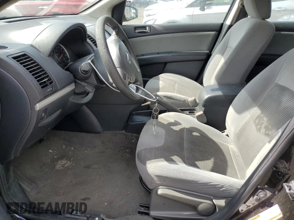2012 Nissan Sentra 2.0 with VIN 3N1AB6AP1CL677100, listed as a Copart auction lot 63579145 with 154,780 mi miles and Salvage title. Bid and sale history available at DreamBid. Image 7.