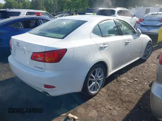 2006 Lexus IS 250 with VIN JTHBK262165000865, listed as a IAAI auction lot 42008461 with 144,230 mi miles and . Bid and sale history available at DreamBid. Image 4.