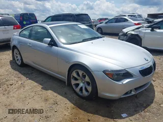 2004 BMW 6 Series 645Ci z VIN WBAEH73474B190487, wystawiony jako IAAI lot #42447144 z przebiegiem 147 292 mil mil oraz . Historia ofert i sprzedaży dostępna na DreamBid. Obrazek 1.