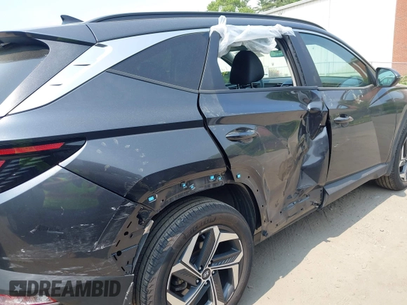2023 Hyundai Tucson SEL with VIN 5NMJFCAE3PH181507, listed as a IAAI auction lot 42437052 with 18,462 mi miles and . Bid and sale history available at DreamBid. Image 6.
