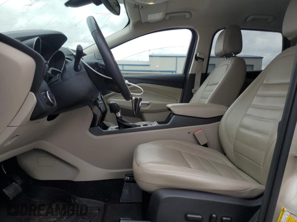 2017 Ford Escape Titanium with VIN 1FMCU0J98HUD75004, listed as a Copart auction lot 51627805 with 74,166 mi miles and Salvage Title. Bid and sale history available at carsss.com. Image 7.