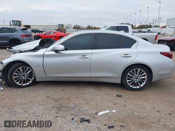 2020 Infiniti Q50 with VIN JN1EV7AR1LM255608, listed as a IAAI auction lot 40996273 with 89,540 mi miles and . Bid and sale history available at DreamBid. Image 15.