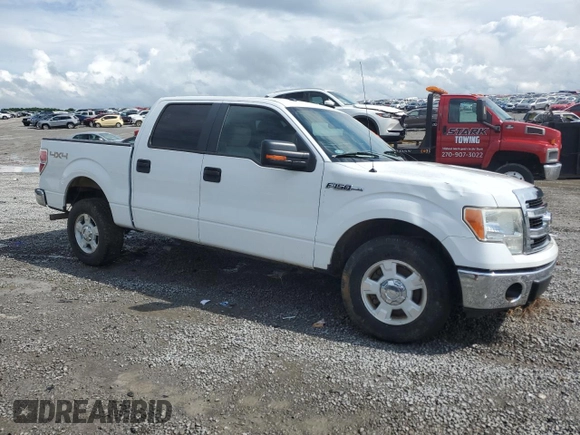 2013 Ford F-150 XL with VIN 1FTFW1EF7DKE89244, listed as a Copart auction lot 61155845 with 158,207 mi miles and Salvage title. Bid and sale history available at DreamBid. Image 4.