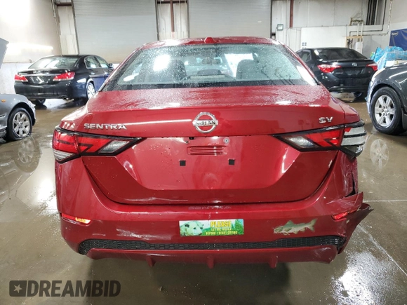 2021 Nissan Sentra SV with VIN 3N1AB8CV2MY279955, listed as a Copart auction lot 49726485 with 71,356 mi miles and Salvage Title. Bid and sale history available at carsss.com. Image 6.