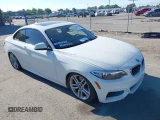 2016 BMW 2 Series 228i with VIN WBA1F5C53GV343757, listed as a IAAI auction lot 39804829 with 100,965 mi miles and . Bid and sale history available at carsss.com. Image 1.