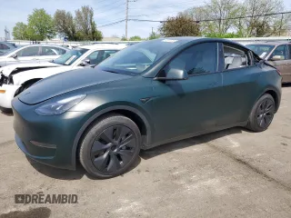 2024 Tesla Model Y z VIN 7SAYGDED4RF206585, wystawiony jako Copart lot #54161715 z przebiegiem 4 228 mil mil oraz Szkoda całkowita • Salvage title. Historia ofert i sprzedaży dostępna na DreamBid. Obrazek 1.