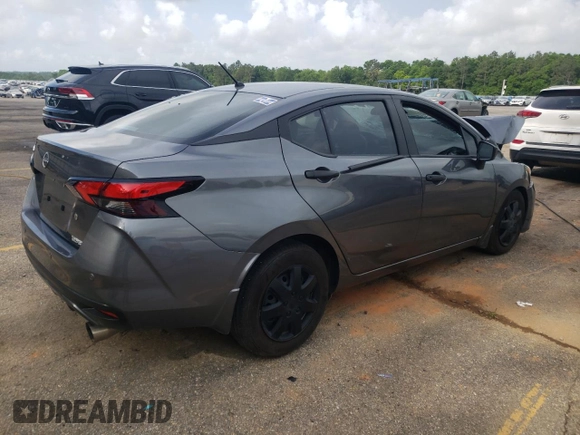 2024 Nissan Versa S with VIN 3N1CN8DV4RL904939, listed as a Copart auction lot 53999585 with 9,506 mi miles and Salvage title. Bid and sale history available at DreamBid. Image 3.