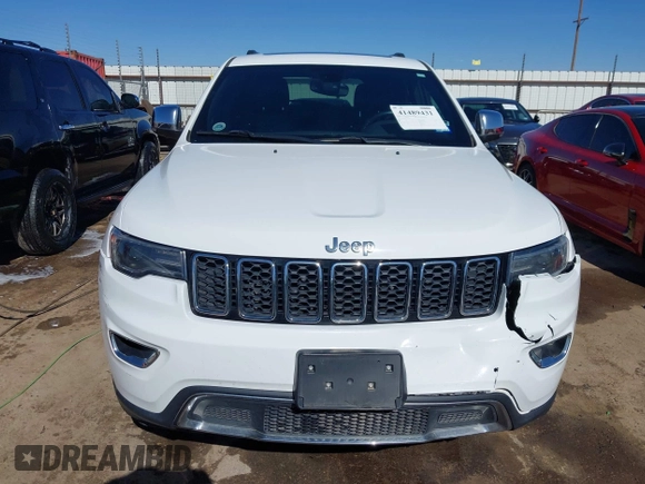 2017 Jeep Grand Cherokee Limited with VIN 1C4RJFBG2HC755095, listed as a IAAI auction lot 41489431 with 128,735 mi miles. Bid and sale history available at carsss.com. Image 13.