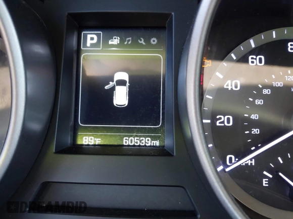 2018 Hyundai Santa Fe Sport 2.4L with VIN 5XYZT3LB6JG572327, listed as a IAAI auction lot 41819318 with 60,539 mi miles. Bid and sale history available at carsss.com. Image 15.
