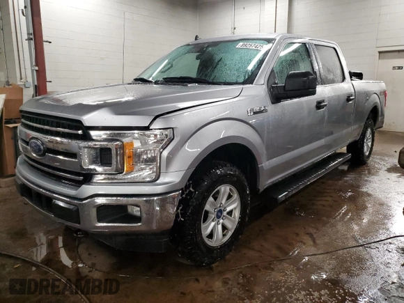 2020 Ford F-150 XL with VIN 1FTFW1E57LFB55505, listed as a Copart auction lot 89257425 with 185,774 mi miles and Salvage Title. Bid and sale history available at carsss.com. Image 1.