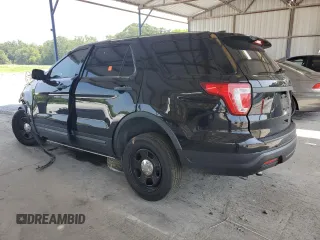 2019 Ford Police Interceptor Utility z VIN 1FM5K8AT5KGB23936, wystawiony jako Copart lot #64471014 z przebiegiem Nie podano mil oraz Szkoda całkowita • Salvage title. Historia ofert i sprzedaży dostępna na DreamBid. Obrazek 2.