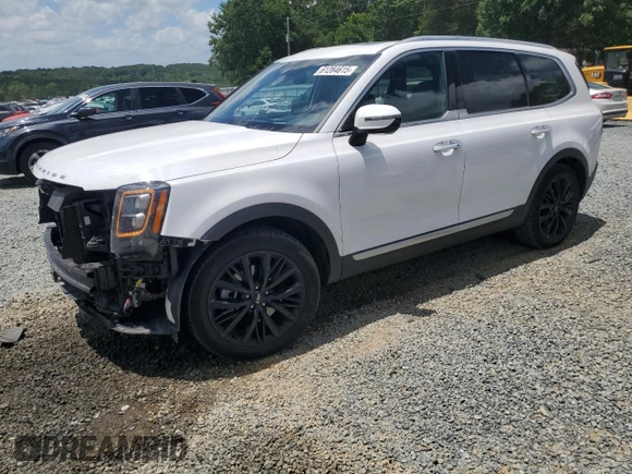 2022 Kia Telluride SX z VIN 5XYP5DHC9NG243524, wystawiony jako Copart lot #61284615 z przebiegiem 67 895 mil mil oraz Szkoda całkowita • Salvage title. Historia ofert i sprzedaży dostępna na DreamBid. Obrazek 1.