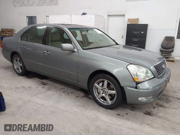 2002 Lexus LS 430 z VIN JTHBN30F620063279, wystawiony jako IAAI lot #41667365 z przebiegiem 181 688 mil mil oraz . Historia ofert i sprzedaży dostępna na DreamBid. Obrazek 1.