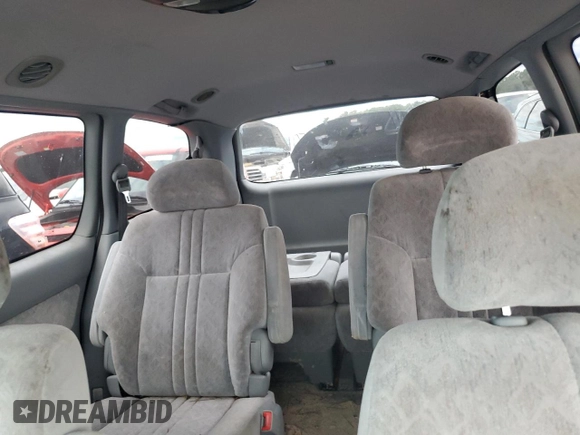 2000 Toyota Sienna LE with VIN 4T3ZF13C6YU258905, listed as a Copart auction lot 74745744 with 0 mi miles and Salvage Title. Bid and sale history available at carsss.com. Image 10.