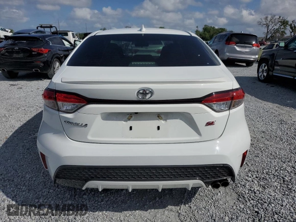 2022 Toyota Corolla SE with VIN JTDS4MCE7N3502392, listed as a Copart auction lot 51361415 with 52,402 mi miles and Salvage Title. Bid and sale history available at carsss.com. Image 6.