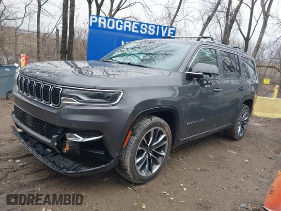 2022 Jeep Wagoneer Series III with VIN 1C4SJVDT8NS151011, listed as a IAAI auction lot 41504604 with 54,212 mi miles and . Bid and sale history available at DreamBid. Image 2.