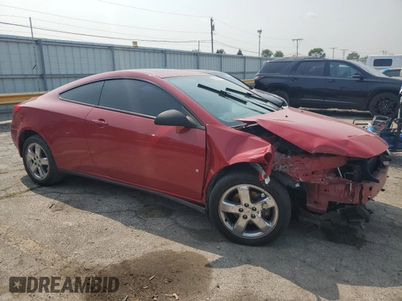 2007 Pontiac G6 GT with VIN 1G2ZH18N774225366, listed as a Copart auction lot 60409465 with 62,575 mi miles and Salvage title. Bid and sale history available at DreamBid. Image 4.