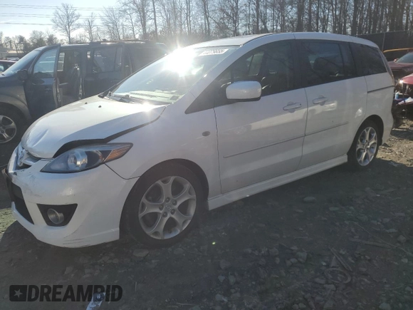 2008 Mazda 5 Sport with VIN JM1CR293080318627, listed as a Copart auction lot 44079855 with 55,895 mi miles and Salvage Title. Bid and sale history available at carsss.com. Image 1.
