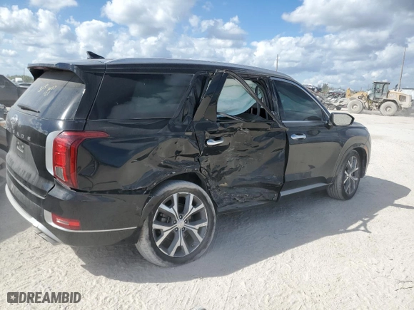 2021 Hyundai Palisade Limited with VIN KM8R54HEXMU299037, listed as a Copart auction lot 44104305 with 65,718 mi miles and Non Repairable. Bid and sale history available at carsss.com. Image 3.