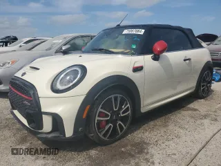 2022 MINI Convertible John Cooper Works with VIN WMW63DL05N3N53010, listed as a Copart auction lot 75087084 with 0 mi miles and Non Repairable. Bid and sale history available at carsss.com. Image 1.