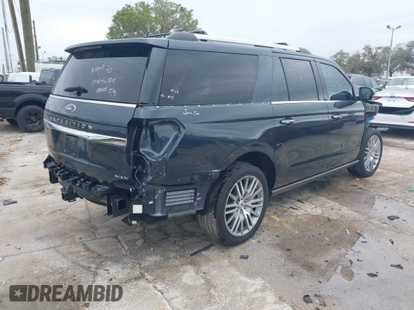 2024 Ford Expedition Max Limited with VIN 1FMJK1K81REA64485, listed as a IAAI auction lot 41657071 with 8,722 mi miles and . Bid and sale history available at DreamBid. Image 4.