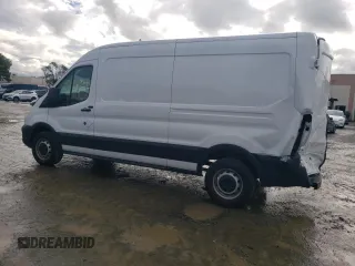 2021 Ford Transit Cargo with VIN 1FTBR1CG7MKA88875, listed as a Copart auction lot 84705324 with 23,654 mi miles and Salvage Title. Bid and sale history available at DreamBid. Image 2.