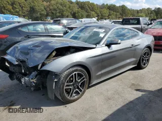 2022 Ford Mustang EcoBoost with VIN 1FA6P8TH0N5121956, listed as a Copart auction lot 78166274 with 49,807 mi miles and Salvage Title. Bid and sale history available at carsss.com. Image 1.
