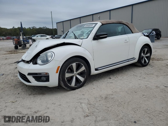 2013 Volkswagen Beetle with VIN 3VW7S7AT9DM816943, listed as a Copart auction lot 88466695 with 77,265 mi miles and Salvage Title. Bid and sale history available at DreamBid. Image 1.