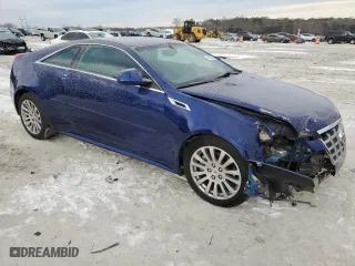 2014 Cadillac CTS Coupe Premium with VIN 1G6DD1E37E0159459, listed as a Copart auction lot 41879035 with 180,312 mi miles and Salvage Title. Bid and sale history available at carsss.com. Image 4.