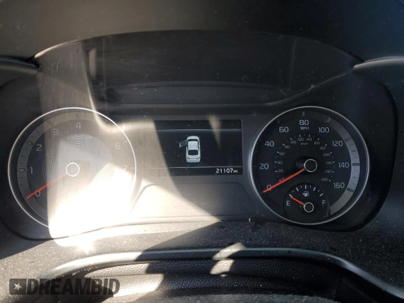 2022 Kia Forte LXS with VIN 3KPF24AD4NE428908, listed as a Copart auction lot 45915795 with 21,107 mi miles and Salvage Title. Bid and sale history available at carsss.com. Image 9.