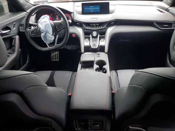 2022 Acura TLX Type S with VIN 19UUB7F04NA001490, listed as a Copart auction lot 61413455 with 29,690 mi miles and Salvage title. Bid and sale history available at DreamBid. Image 8.