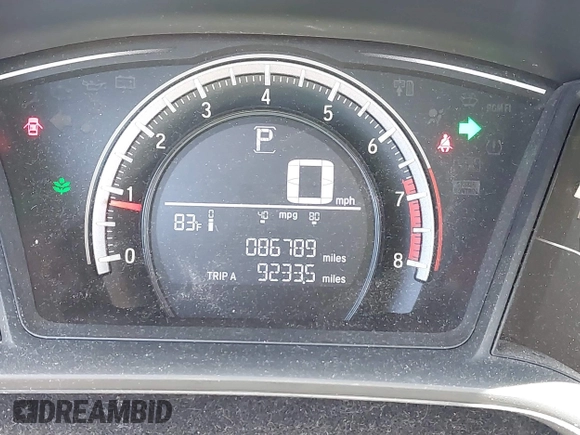 2016 Honda Civic Sedan LX with VIN 19XFC2F55GE048806, listed as a IAAI auction lot 42049410 with 86,789 mi miles. Bid and sale history available at carsss.com. Image 15.