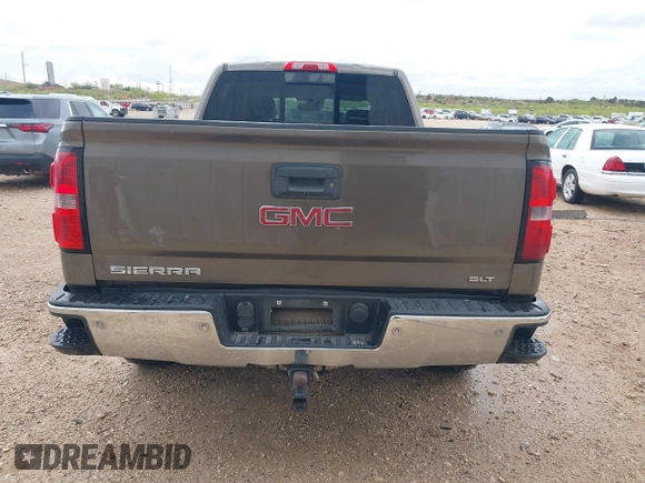 2015 GMC Sierra 1500 SLT with VIN 3GTU2VEC9FG173158, listed as a IAAI auction lot 41934631 with 207,226 mi miles and . Bid and sale history available at DreamBid. Image 16.