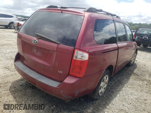 2006 Kia Sedona LX with VIN KNDMB233066086431, listed as a Copart auction lot 63221294 with 181,290 mi miles and Clean Title. Bid and sale history available at DreamBid. Image 3.
