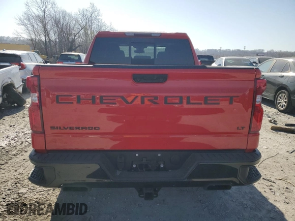 2024 Chevrolet Silverado 1500 with VIN 3GCUDFED9RG360543, listed as a Copart auction lot 48766455 with 13,504 mi miles and Salvage Title. Bid and sale history available at DreamBid. Image 6.