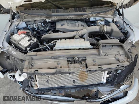 2023 Ford F-150 XL with VIN 1FTFW1E88PFD22387, listed as a Copart auction lot 49795405 with 14,057 mi miles and Salvage Title. Bid and sale history available at carsss.com. Image 11.