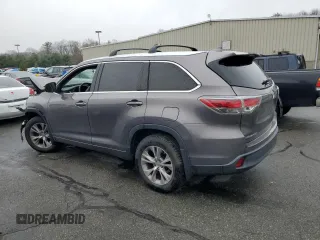 2014 Toyota Highlander XLE z VIN 5TDJKRFHXES037657, wystawiony jako Copart lot #53041445 z przebiegiem 134 344 mil mil oraz Szkoda całkowita • Salvage title. Historia ofert i sprzedaży dostępna na DreamBid. Obrazek 2.