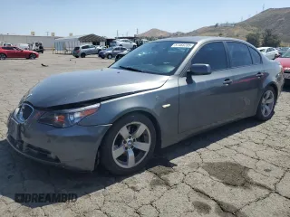 2007 BMW 5 Series 525i with VIN WBANE53547CW67591, listed as a Copart auction lot 57466285 with 178,700 mi miles and Salvage title. Bid and sale history available at DreamBid. Image 1.
