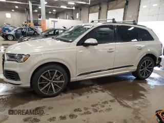 2022 Audi Q7 Premium Plus with VIN WA1LXBF74ND007908, listed as a Copart auction lot 59374175 with 44,368 mi miles and Salvage title. Bid and sale history available at DreamBid. Image 1.